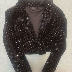Forever 21 Black Sequin Blazer